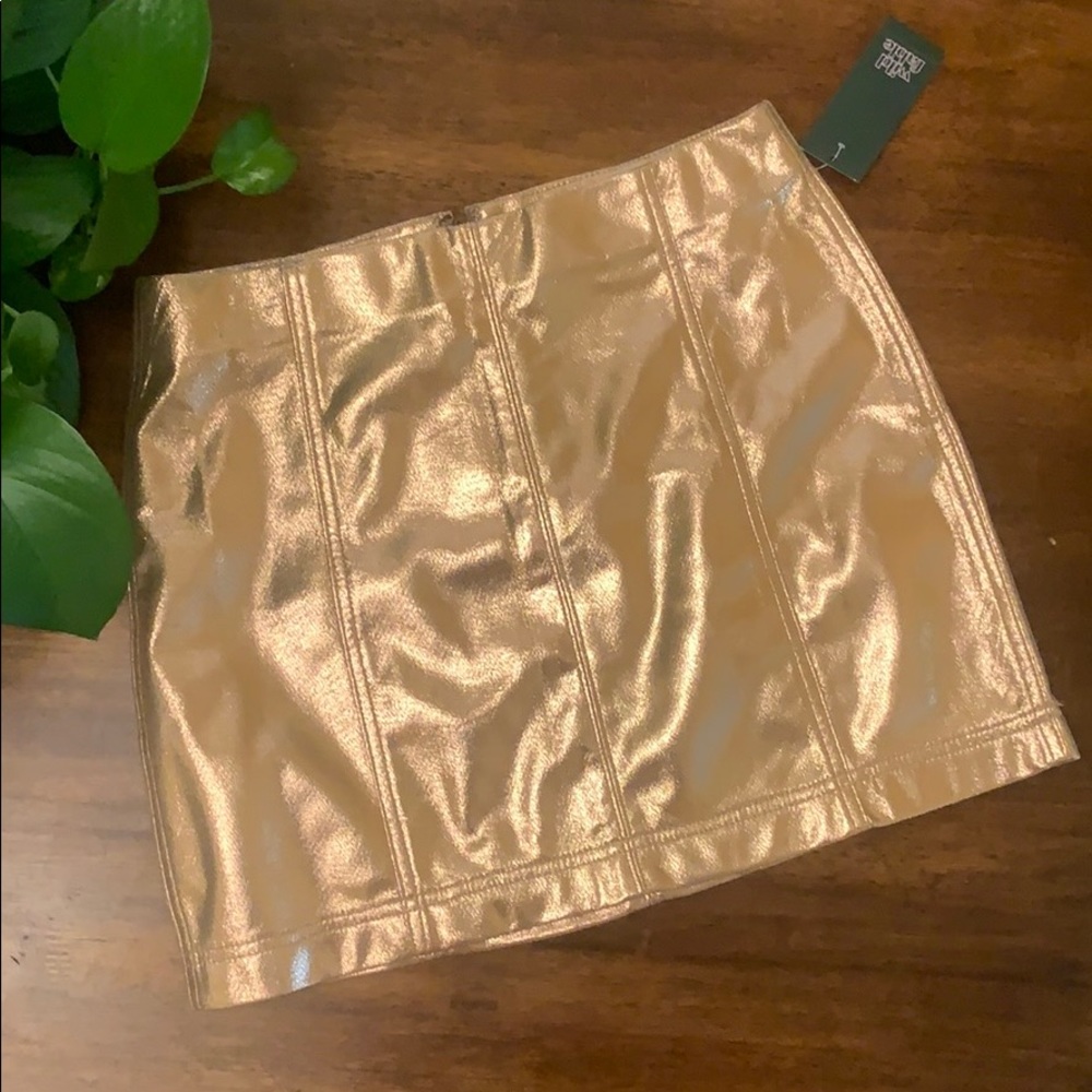 Wild Fable | Metallic Mini Skirt